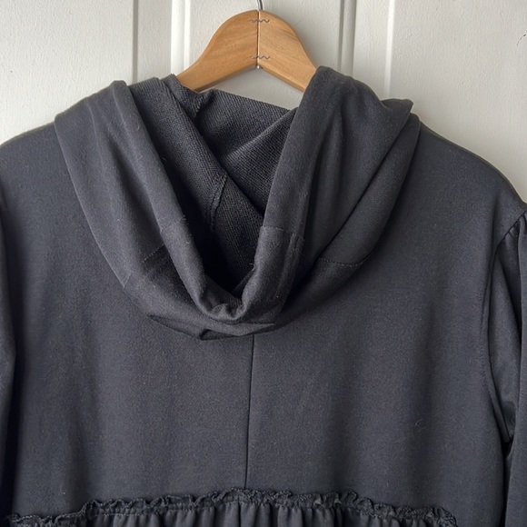 NWOT never worn. HYFVE tiered zip up A line long hoodie - Picture 3 of 11